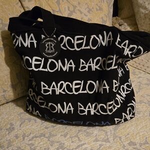 Robin Ruth Black and White Tote Bag